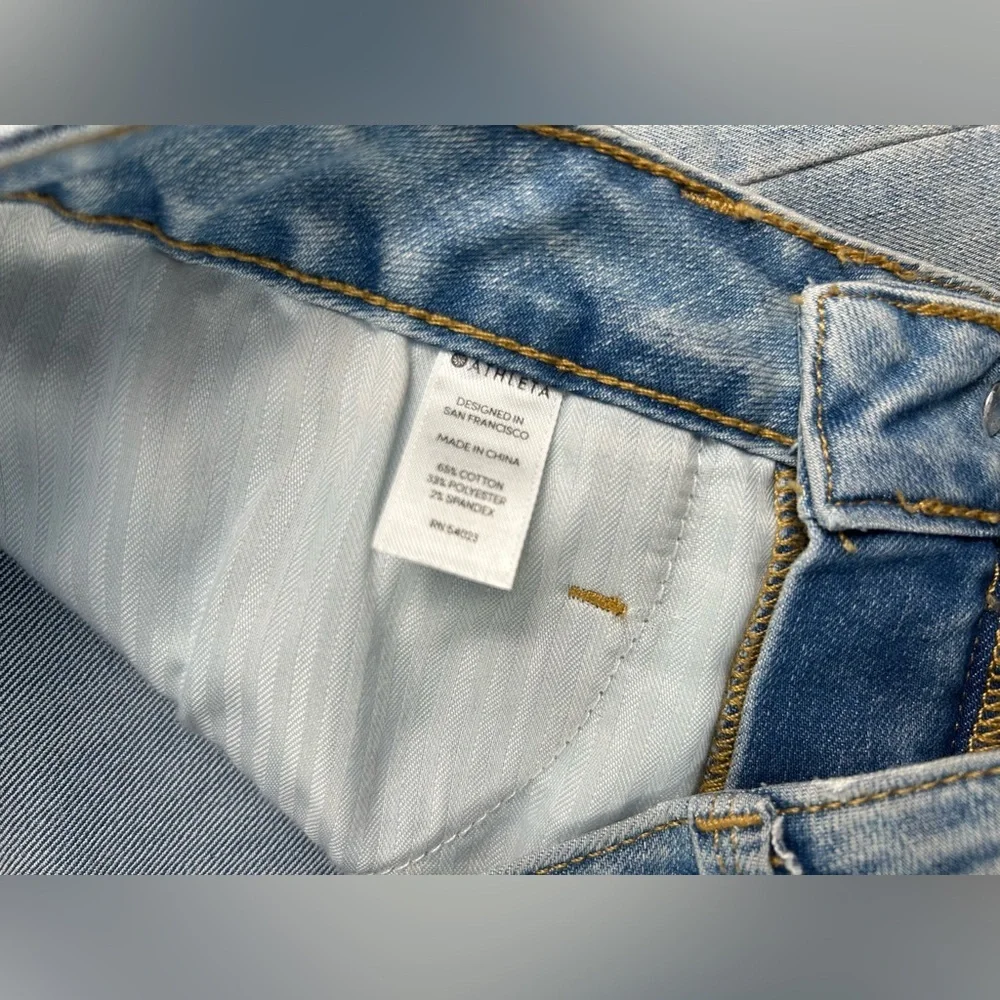 Athleta Medium Wash Denim Shorts